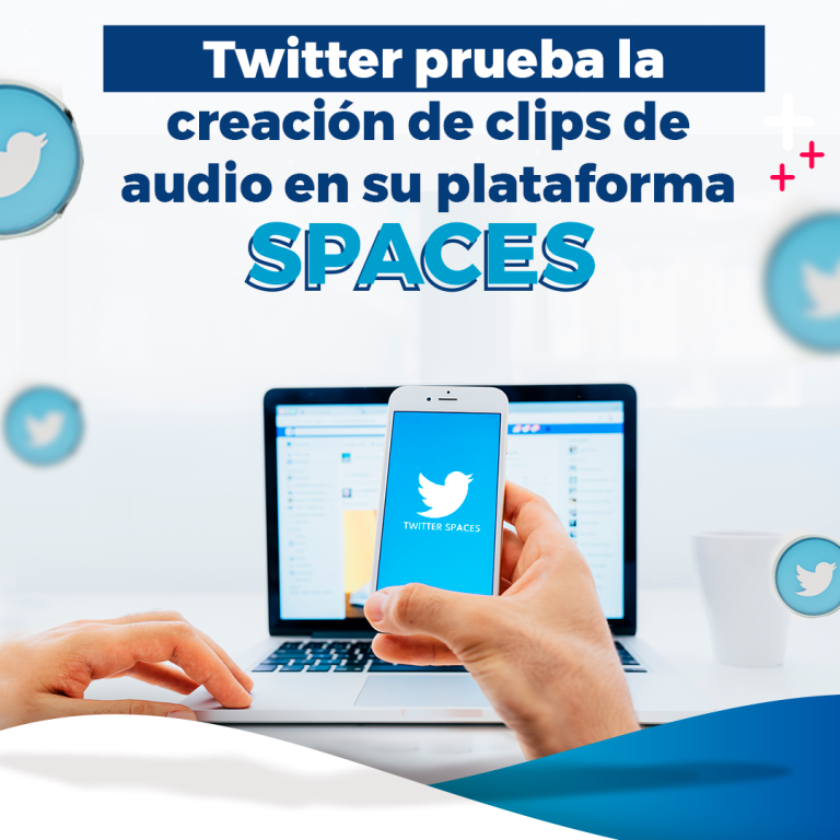 Twitter prueba la creación de clips de audio en su plataforma Space